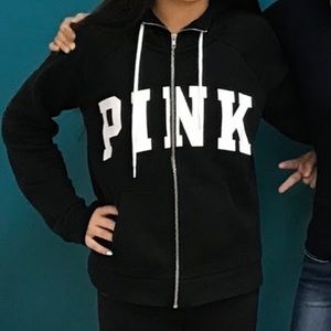 2/$20 pink zip up jacket